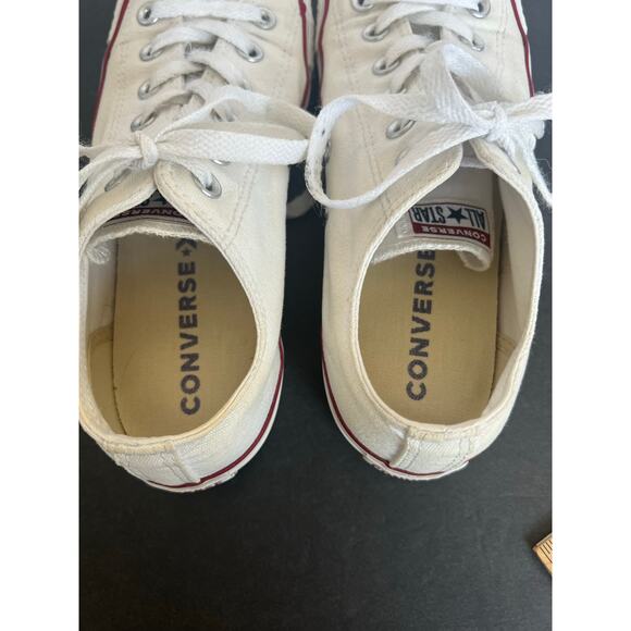 Converse Chuck Taylor All Star Shoreline LowTop Lace Up White Canvas Sneaker 9 - Picture 10 of 12